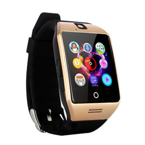 Bluetooth Smart Watch men Q18 With Camera Facebook Whatsapp Twitter Sync SMS Smartwatch Support SIM TF Card For IOS Android