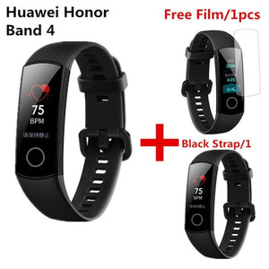 Original Huawei Honor Band 4 Color Amoled 0.95" Touch Screen Smart Bracelet Heart Rate Sleep Snap Monitor Smart Watch Wristband