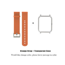 Mijobs 20mm Silicone Wrist Strap Sports Wristband Bracelet Case Cover for Xiaomi Huami Amazfit Bip BIT Smart Watches Accessories