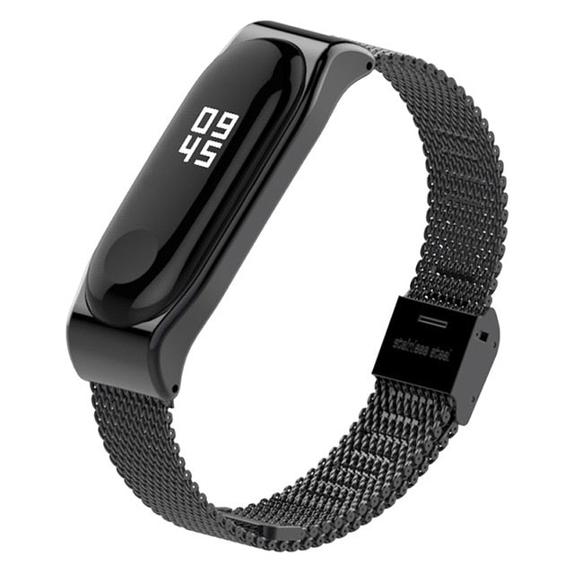 Metal Bracelet for Xiaomi Band 3 Wrist Strap Miband 3 Wristband Smart Watch Band Mi Band3 Stainless Steel Strap for Mi3