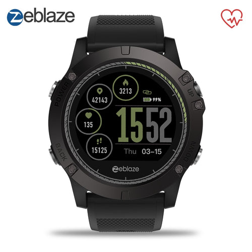 Zeblaze VIBE 3 HR Sport Bluetooth Smart Watch Heart Rate Monitor Pedometer Smartwatch Digital Wrist Watch Men for IOS Android