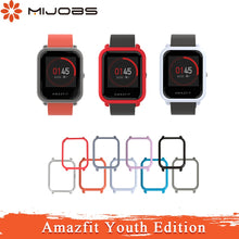 Mijobs Amazfit Protective Case Cover for Xiaomi Huami Amazfit Bip BIT PACE Lite Youth Smart watch Strap Plastic PC Shell Bumper