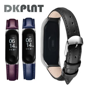 Colorful Leather band for Xiaomi Mi Band 2 And Miband3 Strap watch wrist strap For xiaomi mi band 3 accessories bracelet Strap