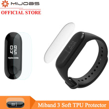 Mijobs Mi Band 3 2pcs for Xiaomi Mi Band 3 Screen Protector Miband3 HD Ultra Thin Anti-scratch Film Soft TPU Protective Film