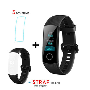 Original Huawei Honor Band 4 Smart Wristband Amoled Color 0.95" Touchscreen Swim Posture Detect Heart Rate Sleep Snap