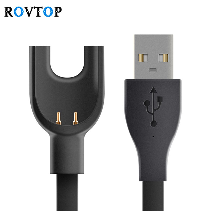 Rovtop Chargers For Xiaomi Mi Band 2 3 Charger Cable Data Cradle Dock Charging Cable For Xiaomi MiBand 2 3 USB Charger Line Z2