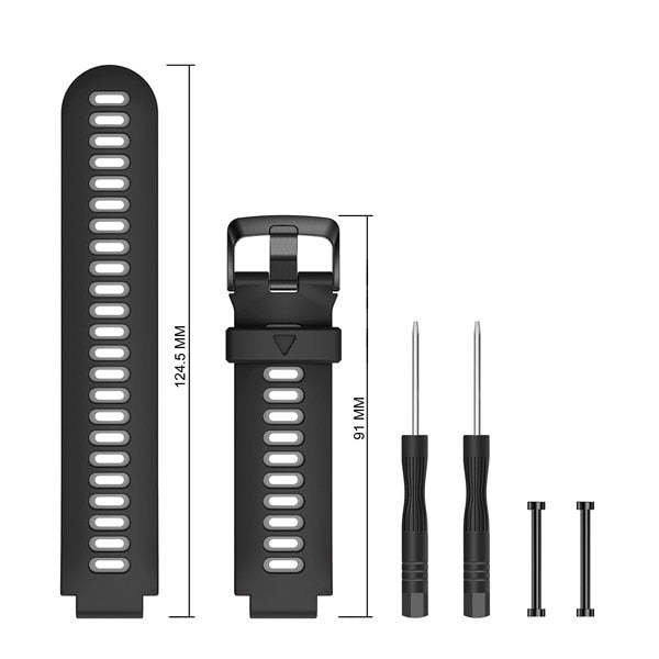 Outdoor Wristband For Garmin Forerunner 735XT 735/220/230/235/620/630 Smart Watch Soft Silicone Strap Replacement Watch Band