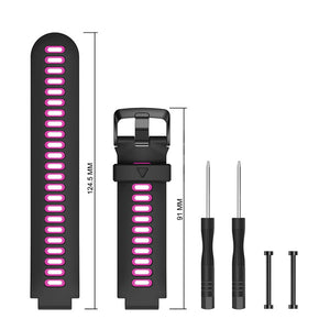 Outdoor Wristband For Garmin Forerunner 735XT 735/220/230/235/620/630 Smart Watch Soft Silicone Strap Replacement Watch Band