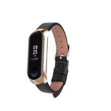 Colorful Leather Black Rose Gold Case Smart Watch band for Xiaomi Mi Band 3 strap For xiaomi mi band 3 bracelet Miband 3 Strap