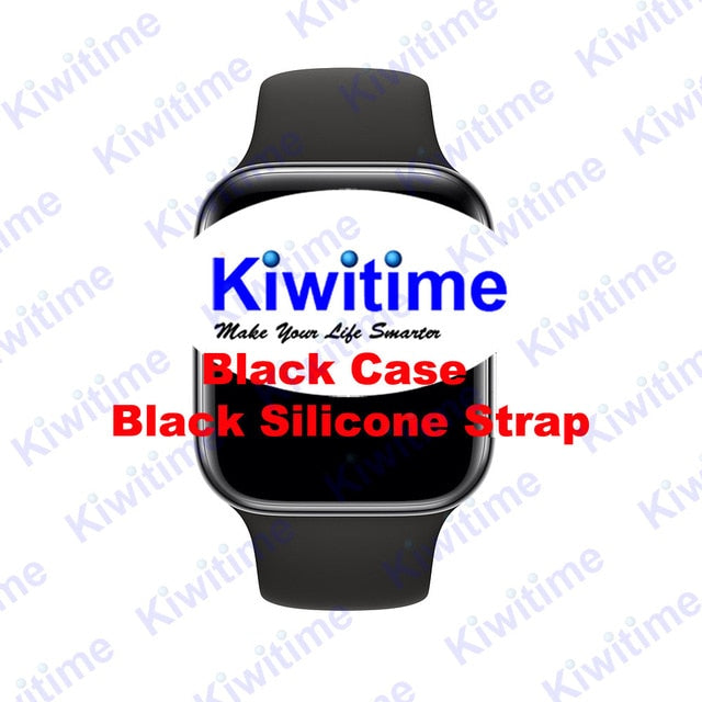 KIWITIME Bluetooth Smart Watch IWO 8 1:1 SmartWatch 44mm Case for Apple iOS Android Heart Rate ECG Pedometer IWO 6 Upgrade