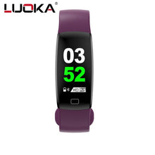 LUOKA Smart Bracelet Color Screen Blood Pressure Fitness Tracker Heart Rate Monitor Smart Band Sport for Android IOS