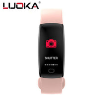 LUOKA Smart Bracelet Color Screen Blood Pressure Fitness Tracker Heart Rate Monitor Smart Band Sport for Android IOS