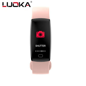 LUOKA Smart Bracelet Color Screen Blood Pressure Fitness Tracker Heart Rate Monitor Smart Band Sport for Android IOS