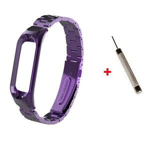 Metal Strap for Mi Band 3 Replacement Wrist Strap for Xiaomi Mi Band Smart Bracelet Accessories Steel Strap for Mi Band