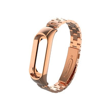 Stainless steel wrist strap for xiaomi mi band 3 metal watch band smart bracelet miband 3 belt replaceable watch straps mi 3