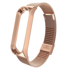 Stainless steel wrist strap for xiaomi mi band 3 metal watch band smart bracelet miband 3 belt replaceable watch straps mi 3