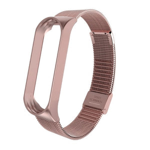 Stainless steel wrist strap for xiaomi mi band 3 metal watch band smart bracelet miband 3 belt replaceable watch straps mi 3