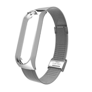 Stainless steel wrist strap for xiaomi mi band 3 metal watch band smart bracelet miband 3 belt replaceable watch straps mi 3