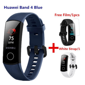 Original Huawei Honor Band 4 Color Amoled 0.95" Touch Screen Smart Bracelet Heart Rate Sleep Snap Monitor Smart Watch Wristband