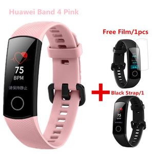 Original Huawei Honor Band 4 Color Amoled 0.95" Touch Screen Smart Bracelet Heart Rate Sleep Snap Monitor Smart Watch Wristband