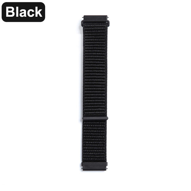 XShum 22mm 20mm Nylon Band For Xiaomi Amazfit Bip Pace Strap Wrist Nylon Loop Velcro Strap Smart Watch Accessories Bracelet