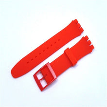 XBERSTAR Wrist Watch Band Strap for Swatch 16mm 17mm 19mm 20mm Rubber Silicone Replacement Band Watchband Bracelet Accessories