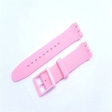 XBERSTAR Wrist Watch Band Strap for Swatch 16mm 17mm 19mm 20mm Rubber Silicone Replacement Band Watchband Bracelet Accessories