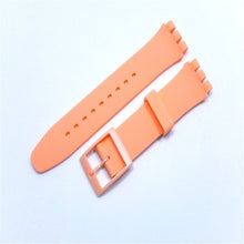 XBERSTAR Wrist Watch Band Strap for Swatch 16mm 17mm 19mm 20mm Rubber Silicone Replacement Band Watchband Bracelet Accessories