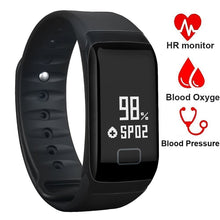 F1 Smart Bracelet Waterproof Heart Rate Monitor Blood Pressure Activity Fitness Tracker Pedometer Smart Band for ios android