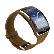 Replacement Bands for Samsung Galaxy Gear S SM-R750 Smart Watch, Soft TPU, Classic Watch Band Style with Metal Buckle