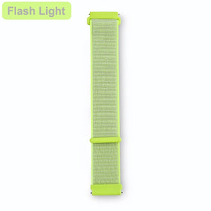 XShum 22mm 20mm Nylon Band For Xiaomi Amazfit Bip Pace Strap Wrist Nylon Loop Velcro Strap Smart Watch Accessories Bracelet