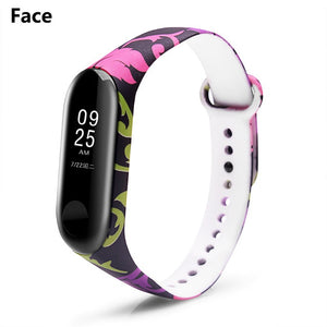 BOORUI Mi band 3 Silicone wrist strap For Xiaomi Mi Band 3 Bracelet Strap Miband 3 Colorful Strap Wristband Smart Bands