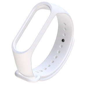 Solid color Miband 2 accessories pulseira mi band 2 3 strap replacement silicone wriststrap for xiaomi mi 3 2 mi2 smart bracelet