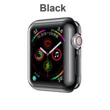 Fashion 360 Degree Slim Watch Cover for Apple Watch 3/2 42MM 38MM Case Soft Clear TPU Screen Protector for iWatch 4 44MM 40MM