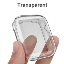 Fashion 360 Degree Slim Watch Cover for Apple Watch 3/2 42MM 38MM Case Soft Clear TPU Screen Protector for iWatch 4 44MM 40MM