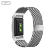 XShum Metal Stainless Strap For Fitbit Charge 2 Band Milanese Loop Magnetic Fitbit charge 3 Strap Smart bracelet For Women Men