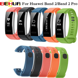 Replacement wrist band watch strap for Huawei Watch silicone rubber watchband accessories for Huawei band 2 B19/B29 pro strap