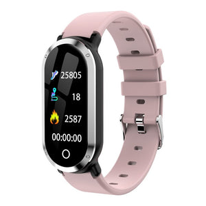 T1 Smart Wristband Woman Heart Rate Blood Pressure Monitor Fitness Bracelet tracker Pedometer Band for IOS Android PK mi band 3