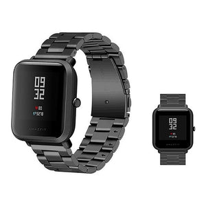 20mm Universal Replacement Watch Band Steel Lite Mesh Metal strap for Huami Xiaomi Amazfit Bip for WeLoop hey 3s for Ticwatch2