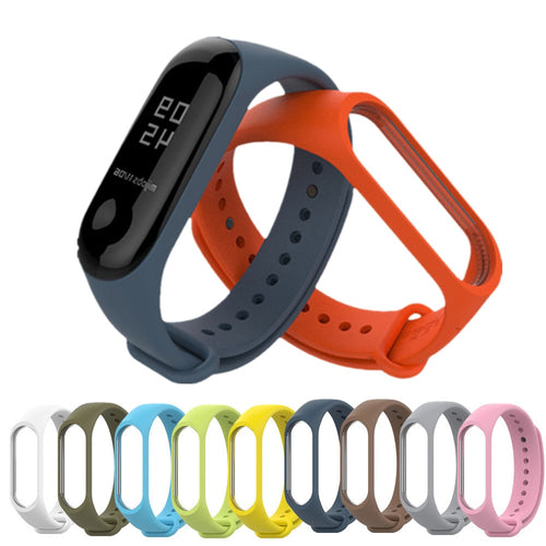 Strap for Xiaomi Mi Band 3 Sport Strap watch Silicone wrist strap For xiaomi miband 3 accessories bracelet Miband 3 Strap