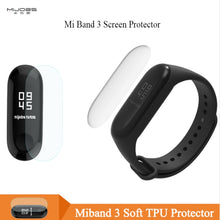 Mjobs 2pcs cases for Xiaomi Mi Band 3 Screen Protector Miband3 HD Ultra Thin Anti-scratch Film Soft film Band3 Full Screen cover