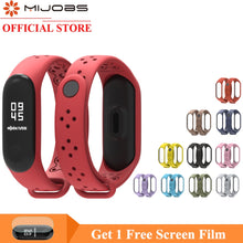 Mijobs Mi Band 3 Strap Wrist Strap for Xiaomi Mi Band 3 Sport Silicone Bracelet for Xiaomi Mi Band 3 Band3 Smart Watch Bracelet