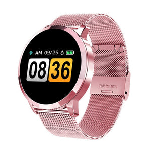 CYUC Q8 Smart Watch OLED Color Screen men Fashion Fitness Tracker Heart Rate Blood Pressure Oxygen Smartwatch