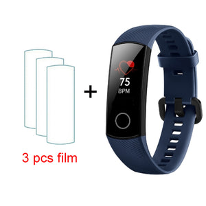 Huawei Honor Band 4 Smart Bracelet 50m Waterproof Fitness Tracker AMOLE Touch Screen Heart Rate Monitor Display Message Show