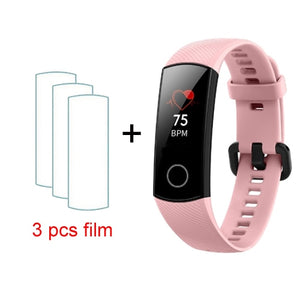Huawei Honor Band 4 Smart Bracelet 50m Waterproof Fitness Tracker AMOLE Touch Screen Heart Rate Monitor Display Message Show
