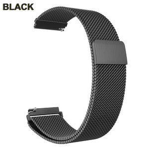 XShum 22mm 20mm Metal Stainless Band For Xiaomi Amazfit Bip Pace Strap Wrist Milanese Loop Magnetic Strap Smart Watch bracelet
