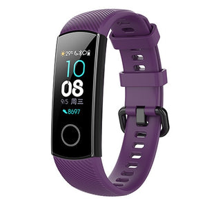 In Stock Silicone Wrist Strap For Huawei Honor Band 4 Standard Version Smart Wristband Sport Bracelet Band honor band 4 Correa