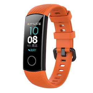 In Stock Silicone Wrist Strap For Huawei Honor Band 4 Standard Version Smart Wristband Sport Bracelet Band honor band 4 Correa
