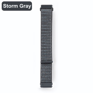 XShum 22mm 20mm Nylon Band For Xiaomi Amazfit Bip Pace Strap Wrist Nylon Loop Velcro Strap Smart Watch Accessories Bracelet