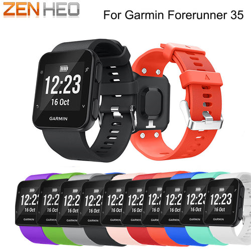 ZENHEO Replacement Wristband Watch band Wrist strap Silicagel Soft Band Strap For Garmin Forerunner 35 Smart Watch Bracelet New